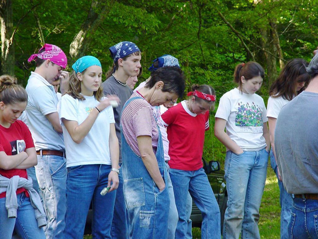 local youth group was the first overnight retreat group at Deer Run in 1999