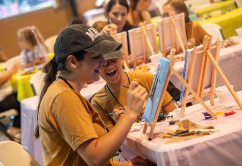 Mother-Daughter Getaway weekend- painting sessions