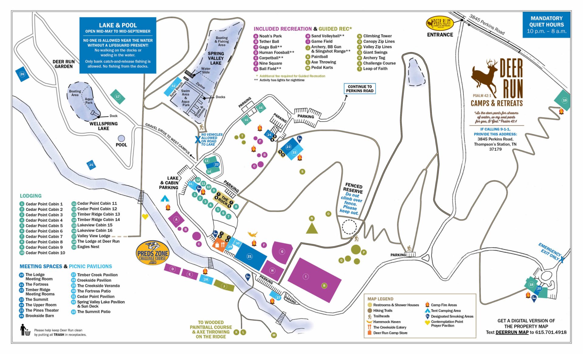 Property Map Deer Run