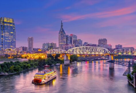 Nashville Skyline, Photo Courtesy of Nashville Convention & Visitors Corp