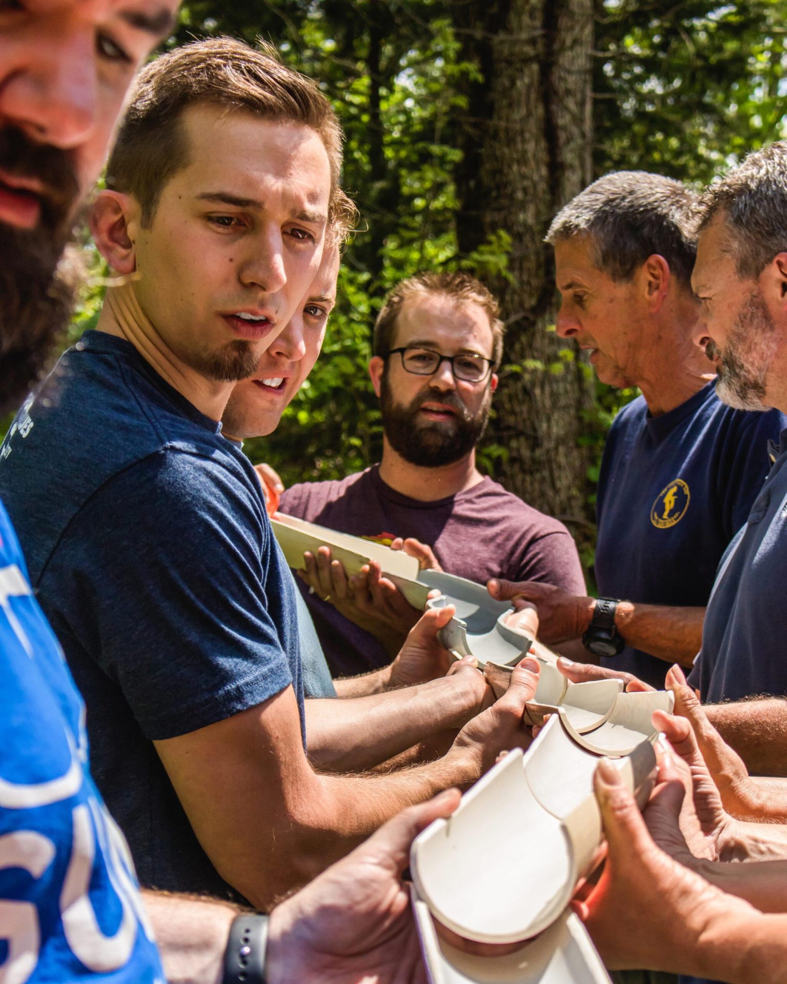 Retreat Group Team Building Activity at Deer Run Camps & Retreats