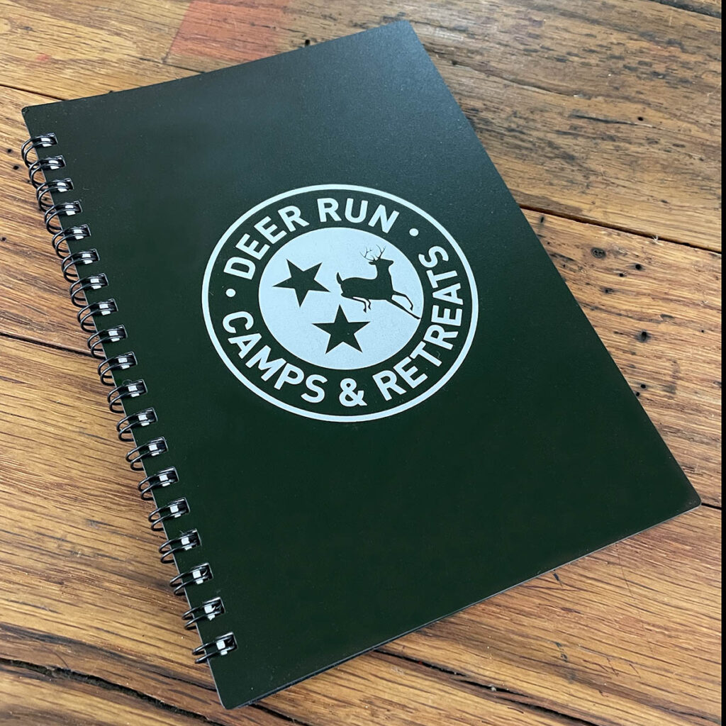 Deer Run TriStar Spiral-bound Journal available for purchase at The Camp Store