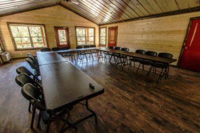 Timber Ridge Meeting Space at Deer Run Camps & Retreats